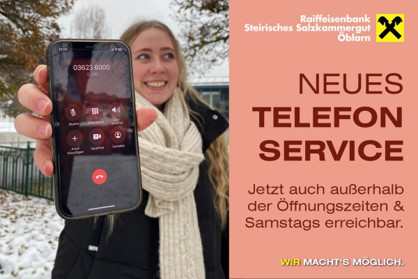 Neues Raiffeisen Telefonservice